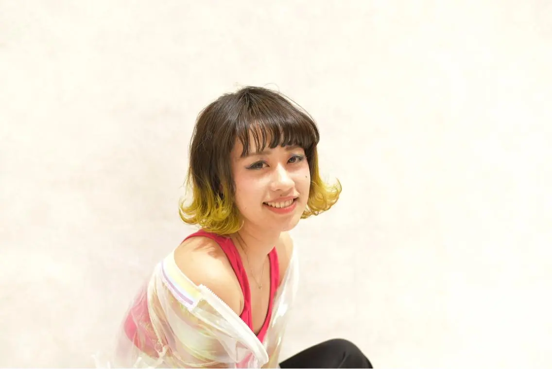 ショート カラー ヘアアレンジ 外ハネヘア テラモト カズヨシのヘアスタイル
