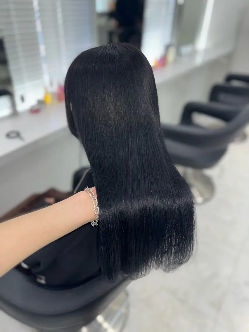 ロング カラー ヘアアレンジ メンズ 透明感カラー トリートメント ヘアカラー トリートメント 💗ブリーチなし暖色 kotono💗のヘアスタイル