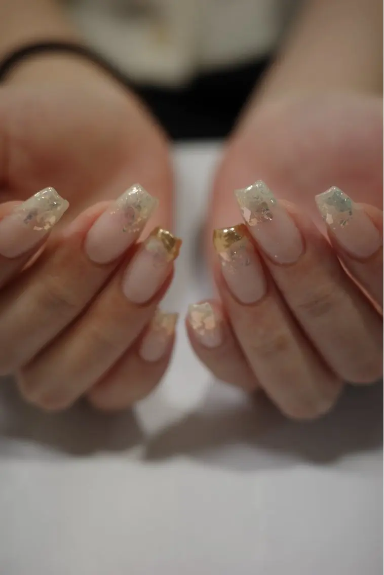 ネイル ニュアンスネイル シンプルネイル ハンドネイル tete nailstudioのネイルデザイン