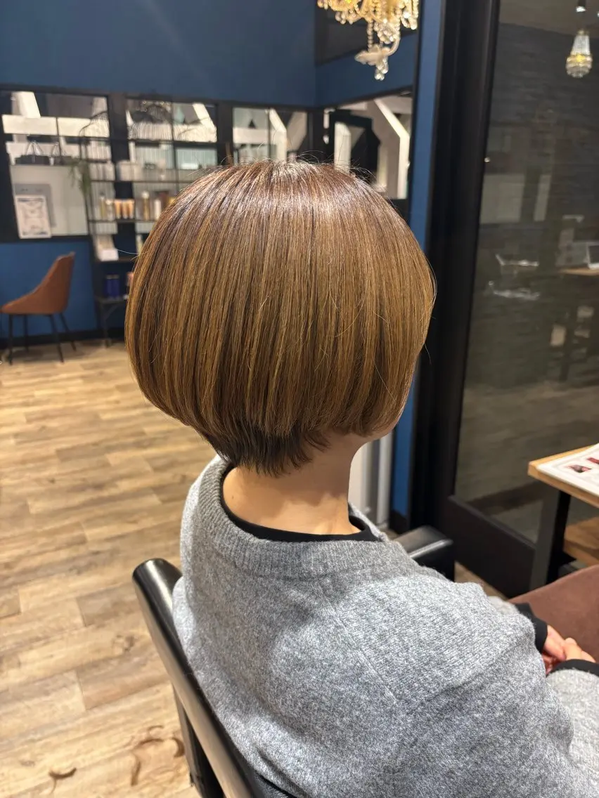 ショート ショートボブ ボブ ショートヘア カット 四役 蒼海のヘアスタイル