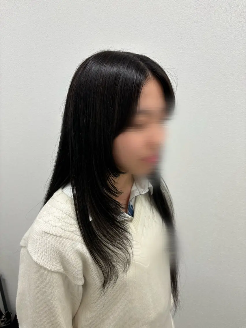 ロング カット ヘッドスパ ヘアセット 🫧韓国風透明感 ヘア🫧towaのヘアスタイル