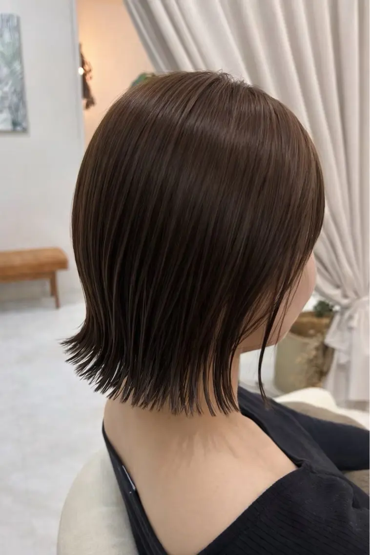 ミディアム カラー 大谷 真央のヘアスタイル