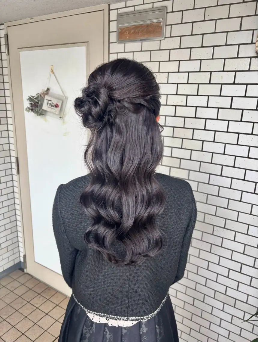 ヘアアレンジ ヘアセット 🌺ヘアメイク SYOKA🌺のヘアスタイル