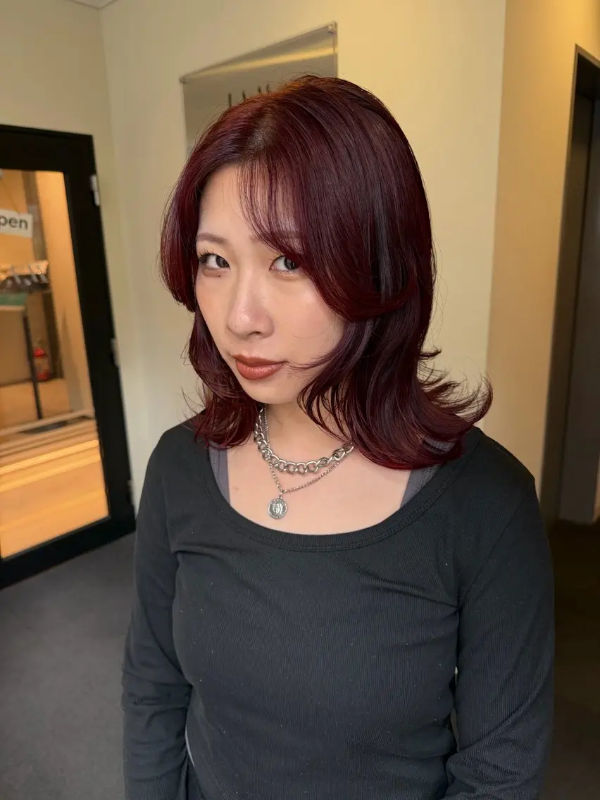 セミロング レイヤー honoka🌀のヘアスタイル