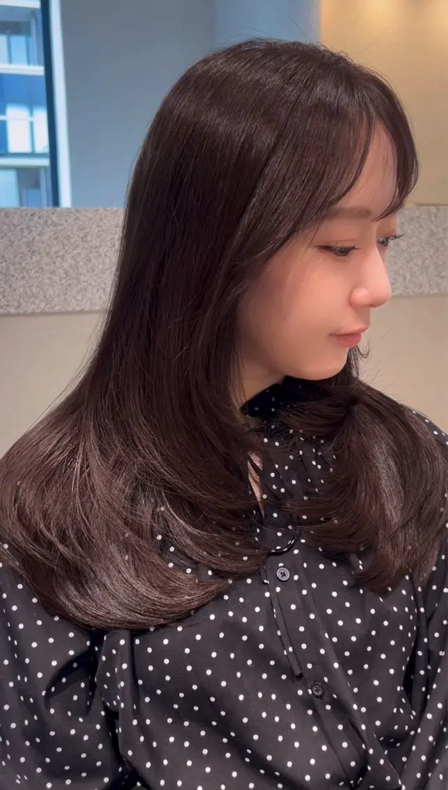 ロング ayu omochaのヘアスタイル
