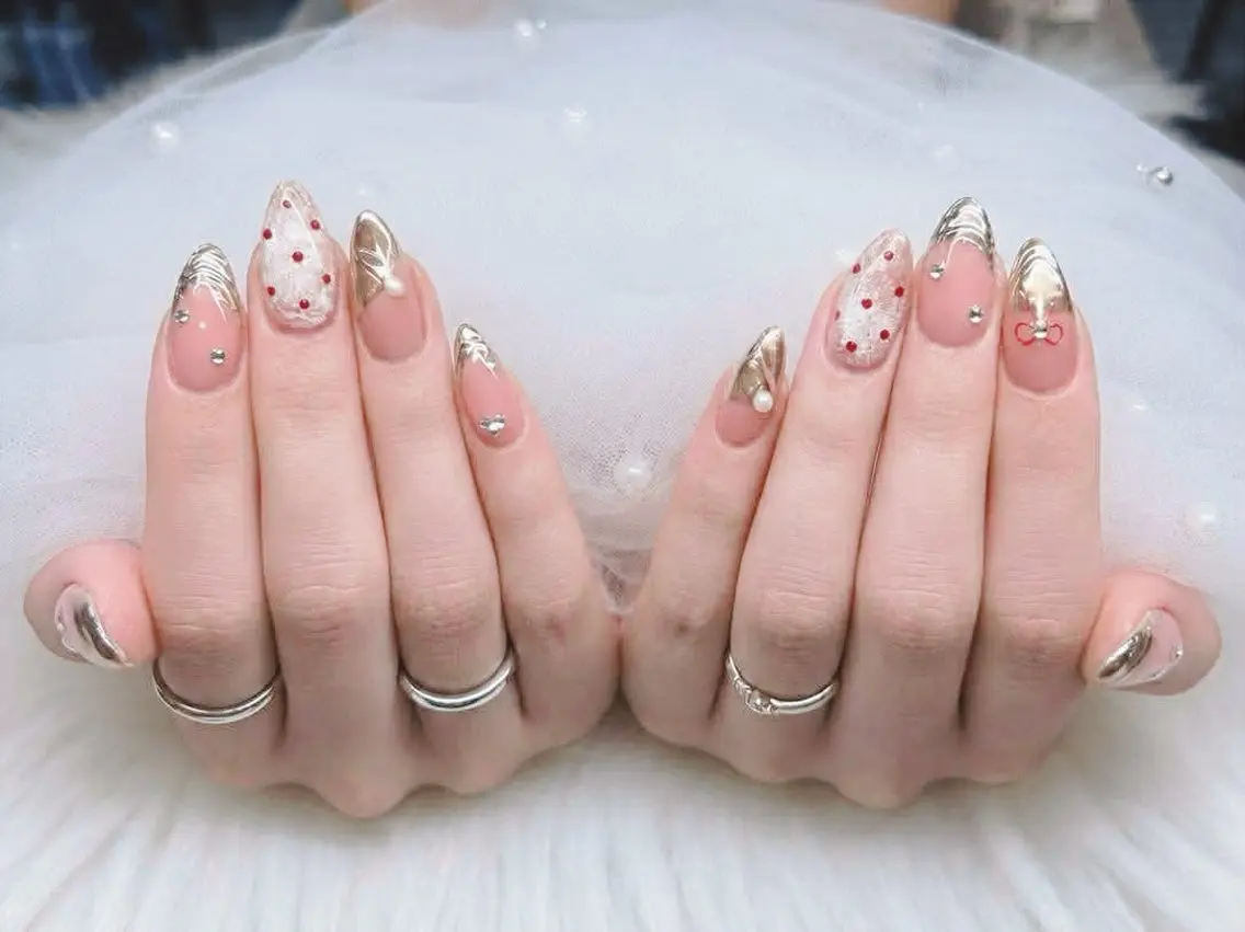 ネイル ジェルネイル 韓国ネイル ワンホンネイル ハンドネイル GOHOUBI Nail 心斎橋店のネイルデザイン