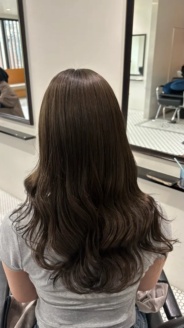 ロング ヘアカラー トリートメント のん🌻髪質改善/ 透明感カラーのヘアスタイル