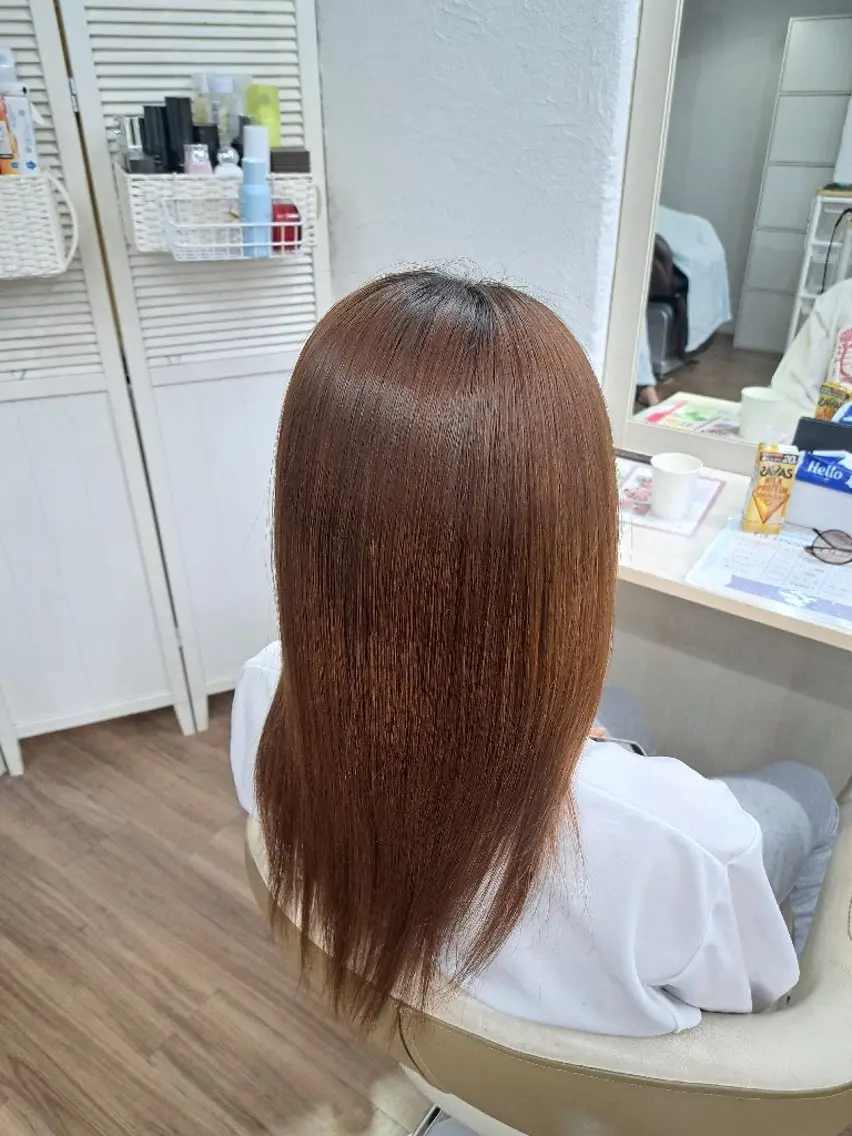 セミロング 髪質改善 トリートメント トリートメント GLOSS心斎橋🌹 はるなのヘアスタイル