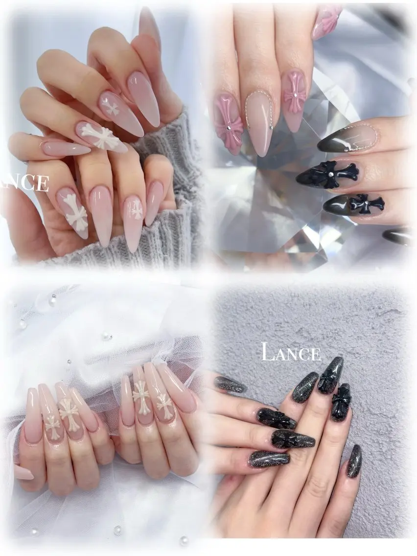 ネイル オーロラネイル フットネイル フレンチネイル ガラスフレンチ 氷ネイル・うるうるネイル ハンドネイル Lance nailのネイルデザイン