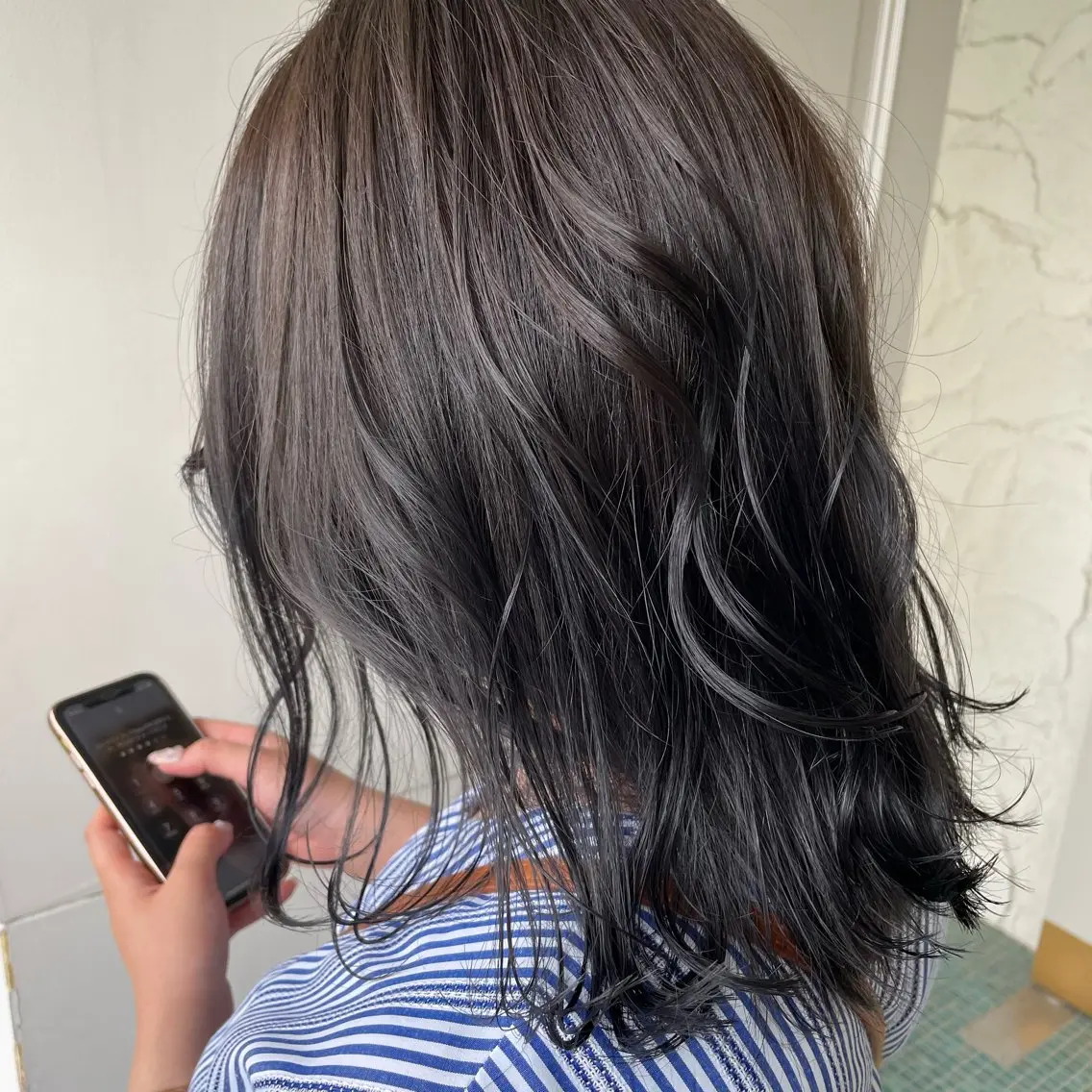 カラー ヘアカラー トリートメント JILL河内花園店 Nanamiのヘアスタイル