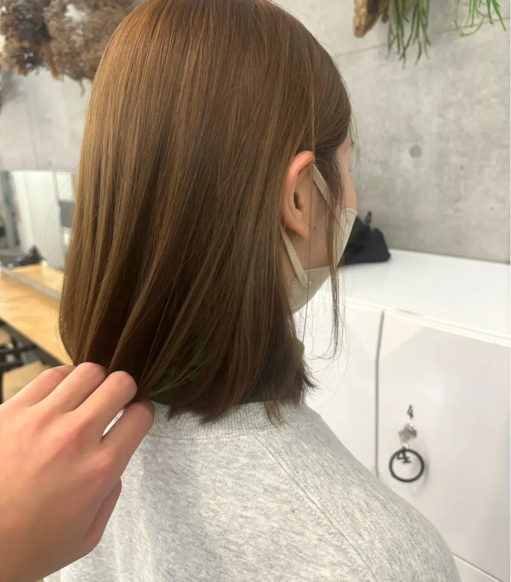 ショート カラー ベージュカラー ブラウンカラー ブラウンベージュ 透明感カラー ヘアカラー 店長/YUTO ベージュの透明感得意のヘアスタイル