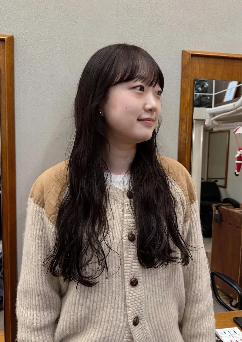 ロング パーマ パーマ🌀 あきとのヘアスタイル