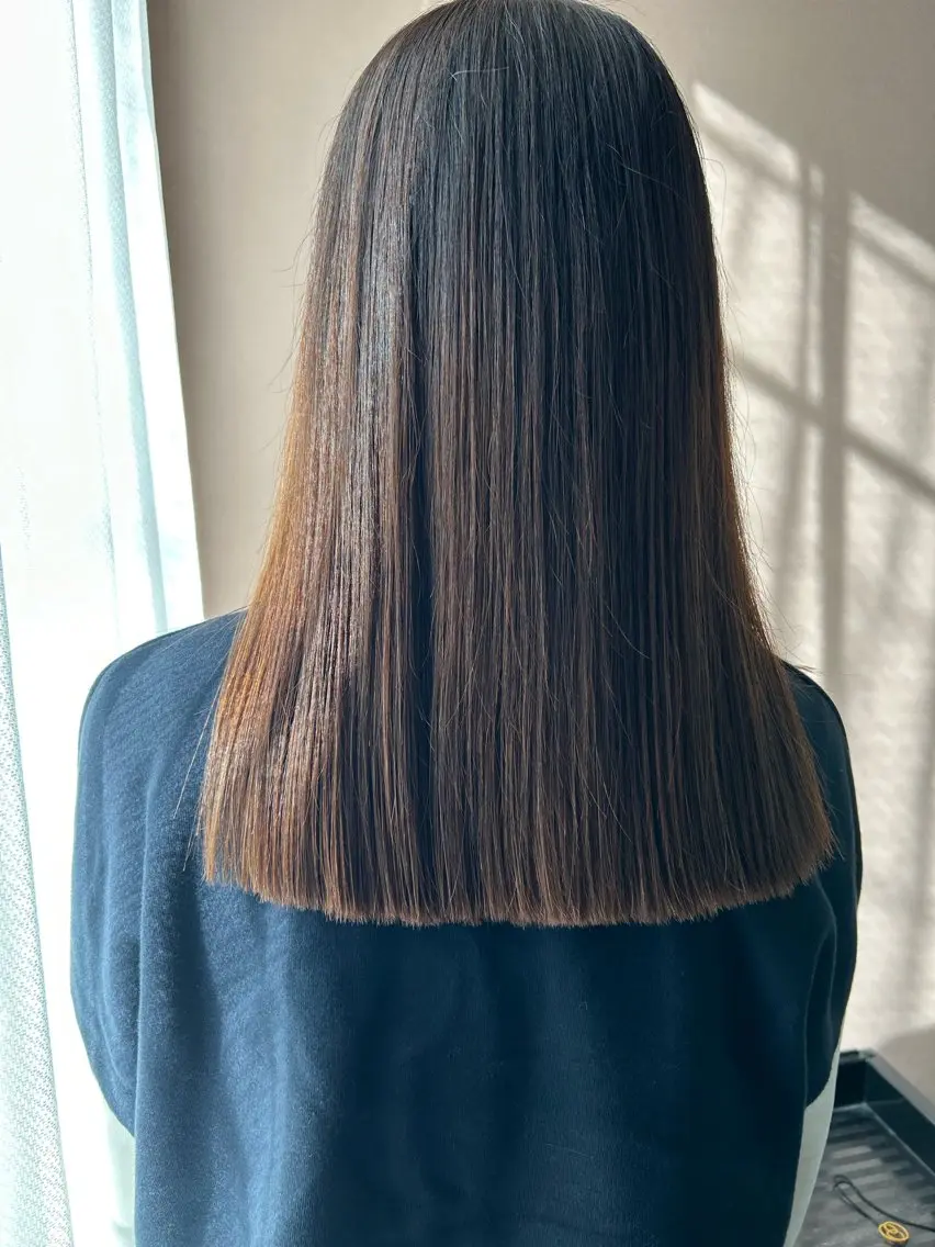 ロング ロング カット トリートメント hubhair レイヤー/透明感のヘアスタイル