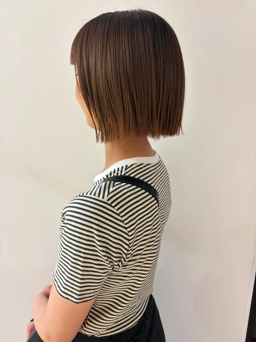 ショート カット 暖色カラー/かまや ゆきえのヘアスタイル
