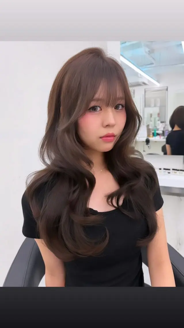 ロング カラー ヘアカラー トリートメント 天神美容室 ❤︎sakura❤︎のヘアスタイル