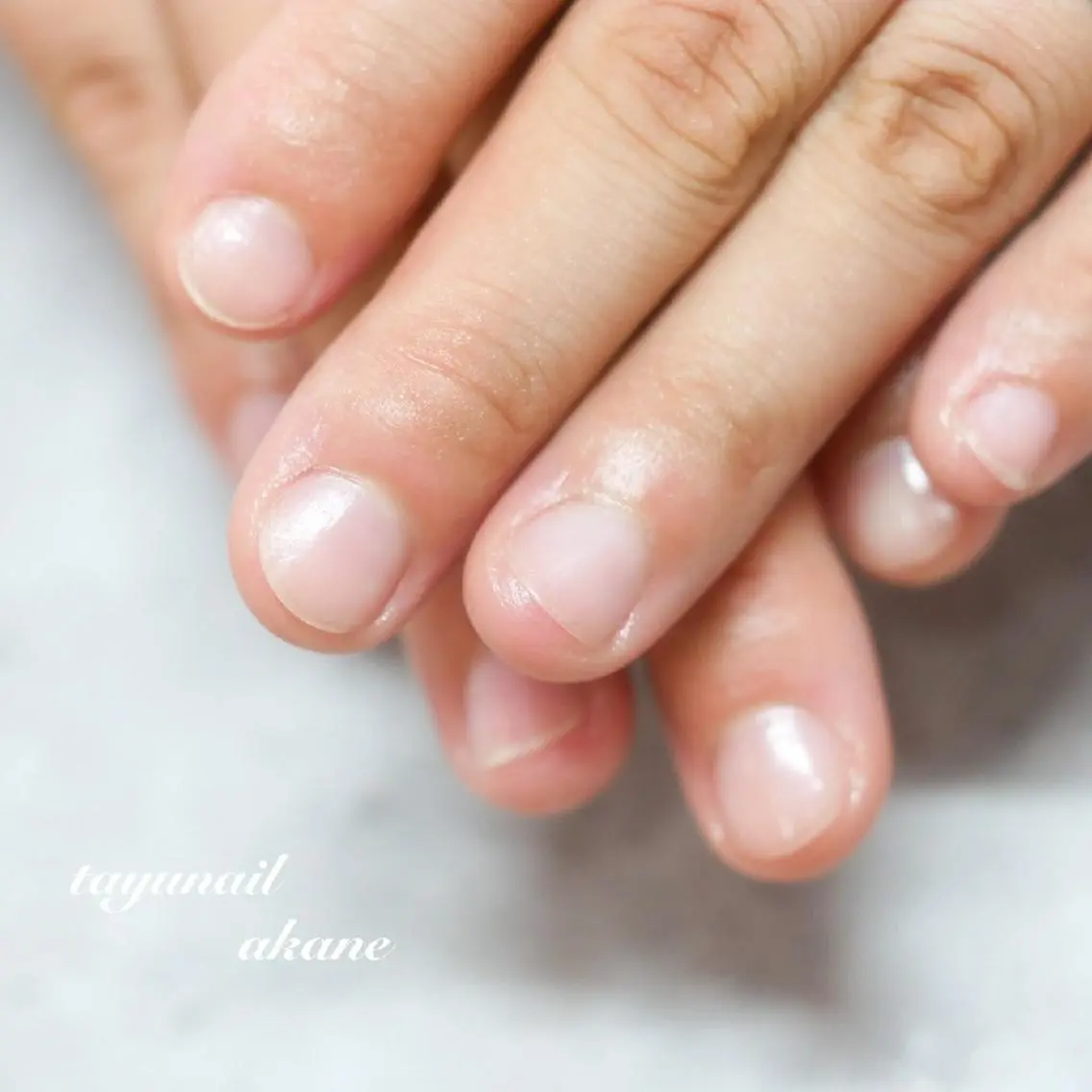 ネイル ブルー ジェルネイル パラジェル ネイルサロン 【たゆnail】のネイルデザイン