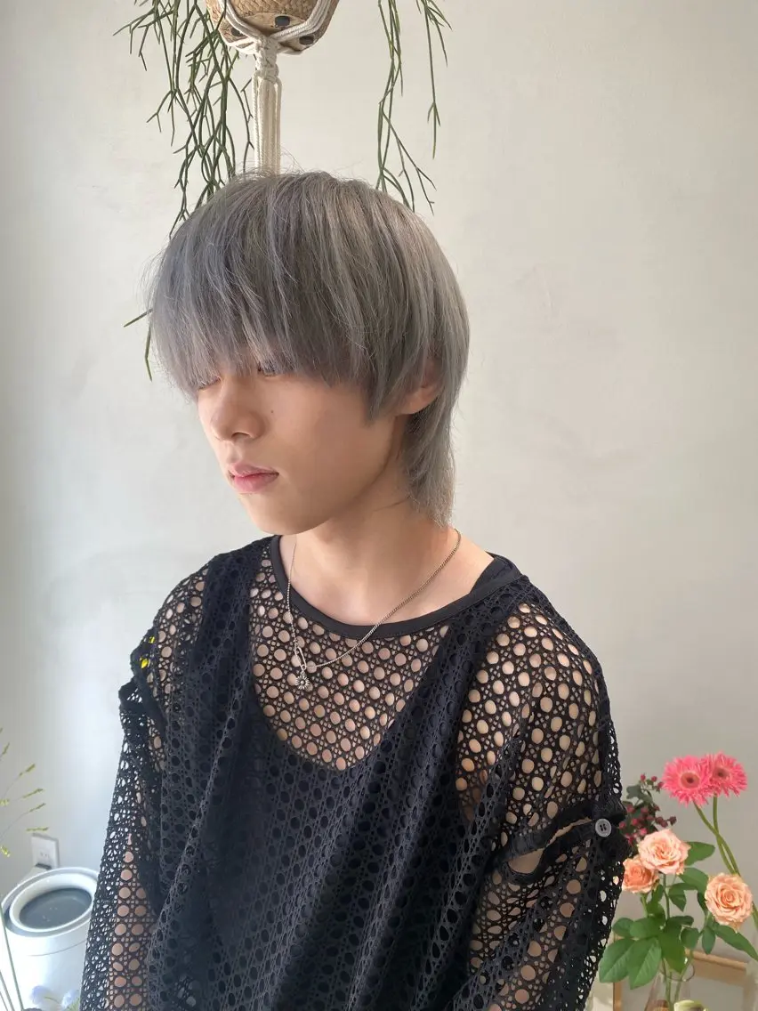 メンズ メンズ韓国風 カット トリートメント 🪻花屋併設🪻秀島 有紀のヘアスタイル