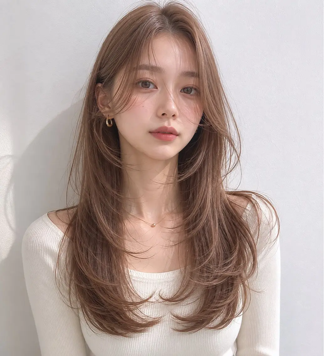ロング カット ヘアカラー トリートメント レイヤー特化/メンズ 特化/大野真央のヘアスタイル
