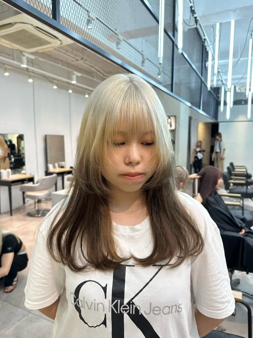 カラー ハイトーン特化 pepe🎀のヘアスタイル