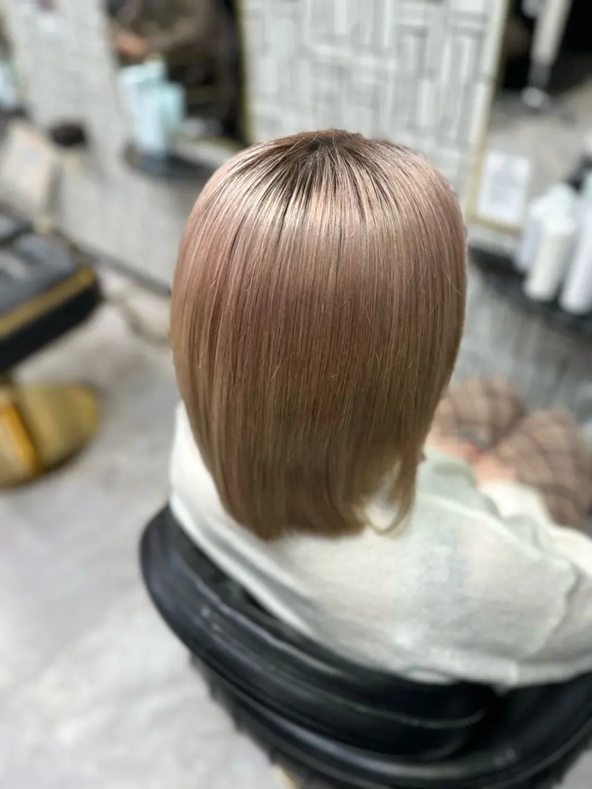 ミディアム トリートメント 北村 理奈のヘアスタイル