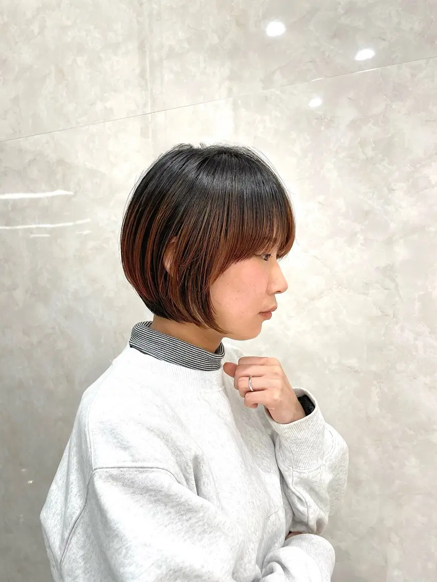 ショート ショートボブ ボブ ショートヘア ショート/似合わせ/ 透明感カラー古市唯人のヘアスタイル
