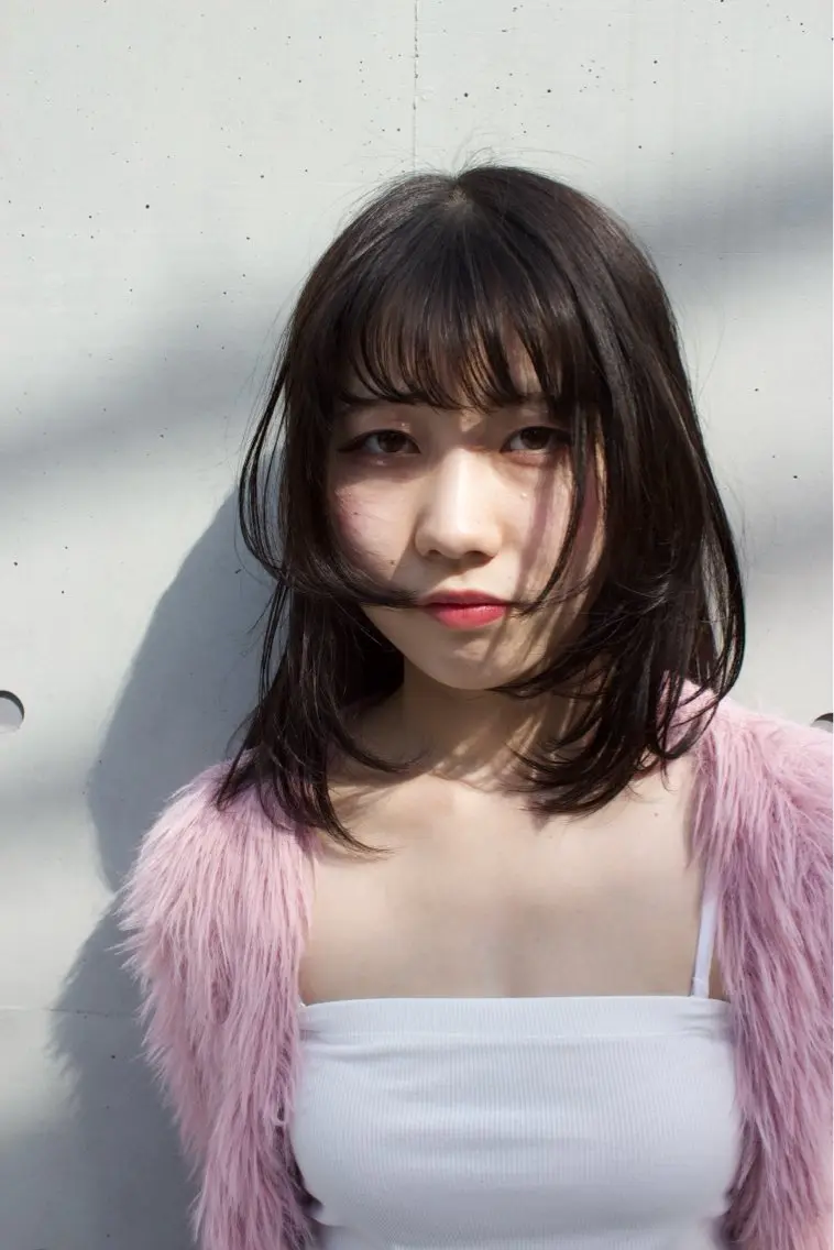 ミディアム カラー メンズカット/ パーマ/HYOのヘアスタイル