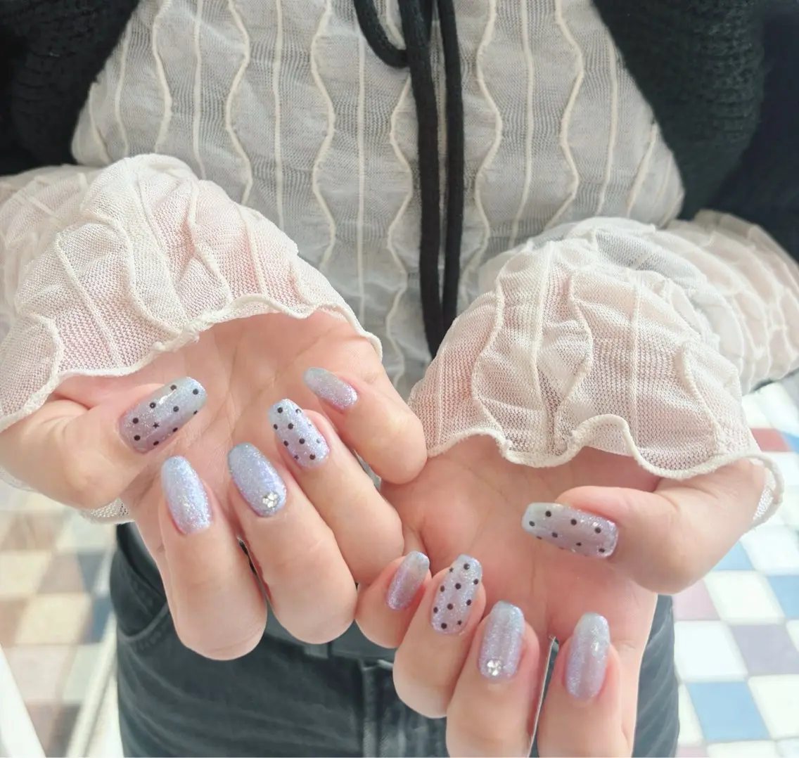 ネイル ドット ハンドネイル ネイルサヴォイ本厚木 ⭐️あんりのネイルデザイン