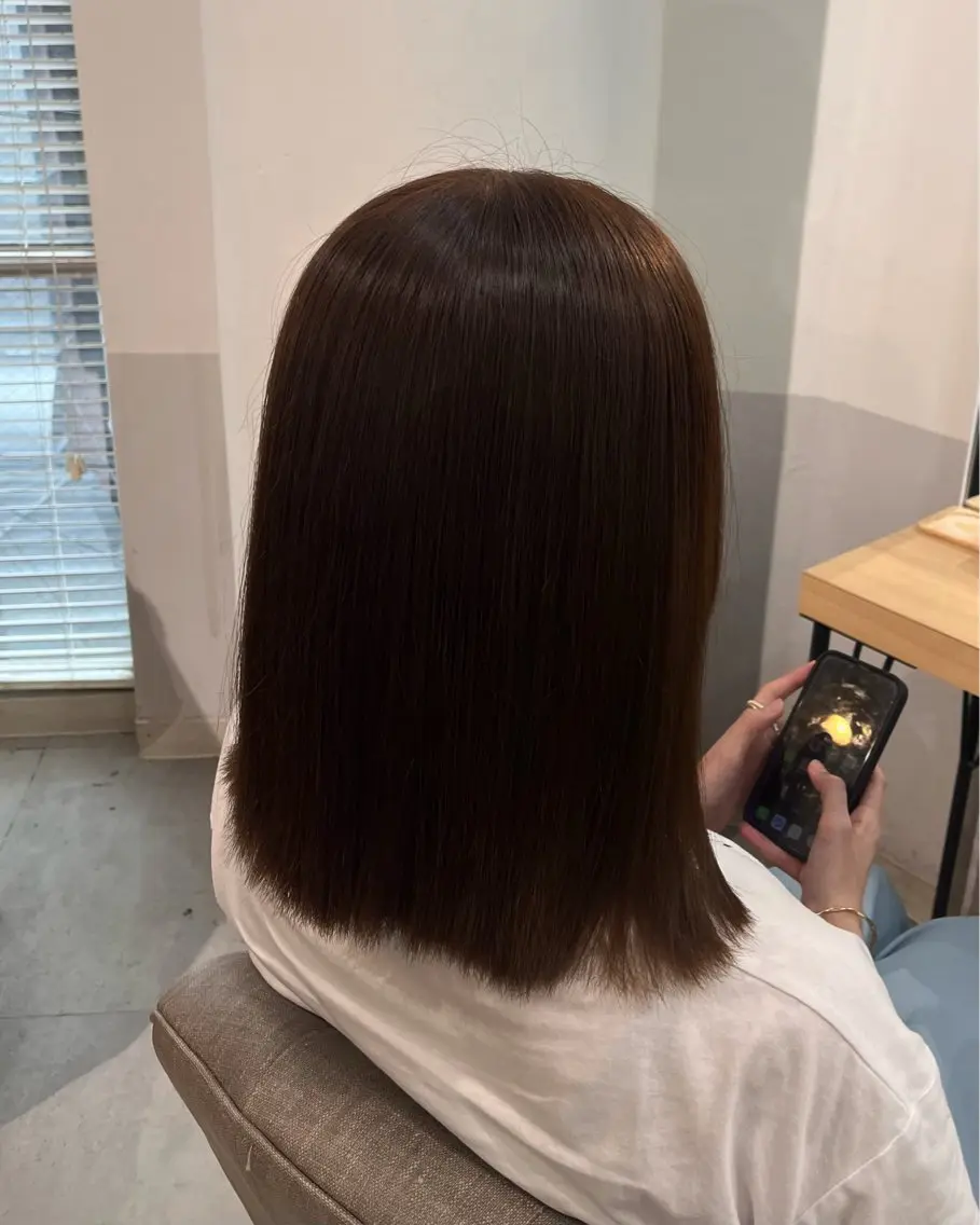 ミディアム カラー ボブレイヤー ブリーチ ブラウンカラー 透明感カラー デザインカラー ヘアカラー トリートメント sayuri /大阪・心斎橋美容師のヘアスタイル