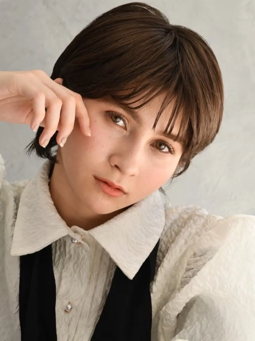 ショート カット ヘアカラー 谷口 琉希のヘアスタイル