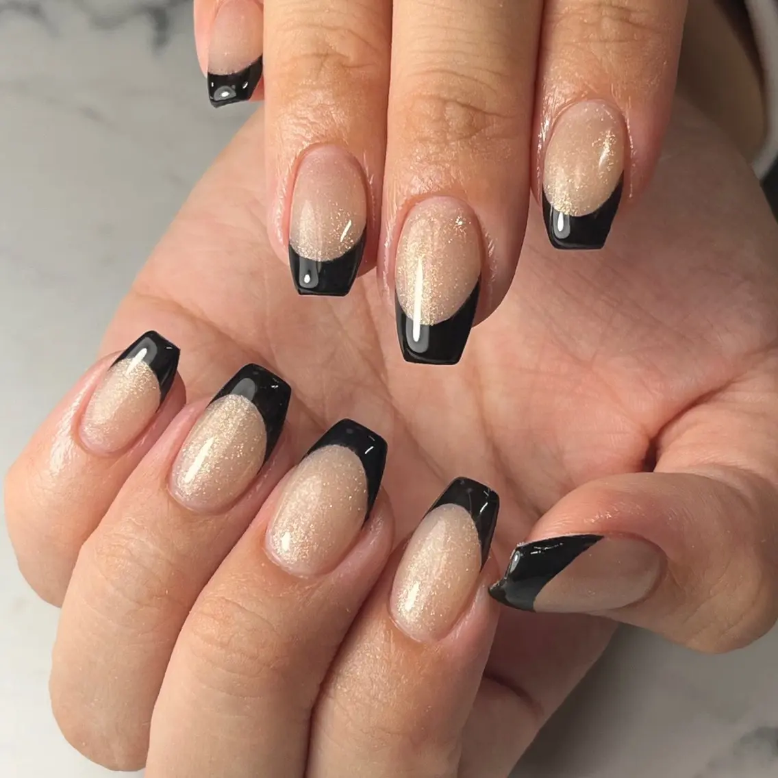 ネイル フレンチネイル ワンカラーネイル シンプルネイル スクエアネイル ハンドネイル NAIL NOWのネイルデザイン