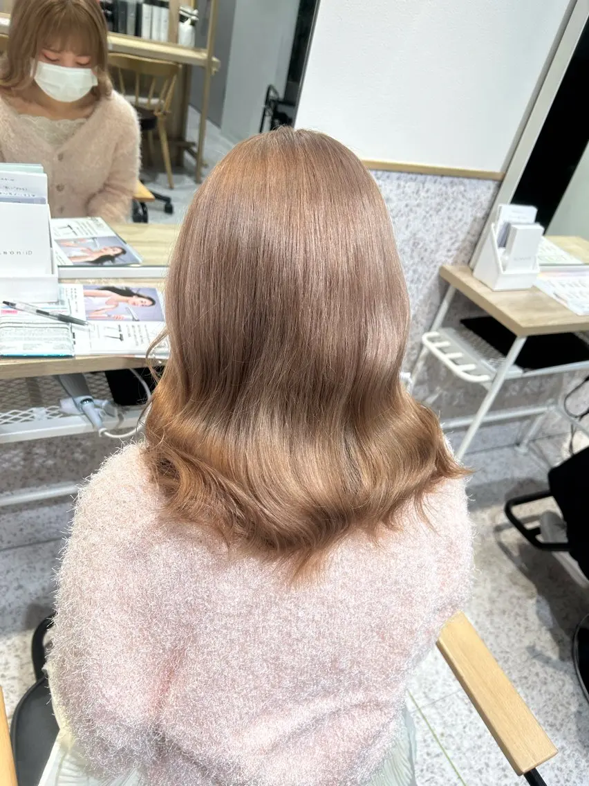 カラー ヘアカラー ♡透明感カラー★ ネイル/しの♡のヘアスタイル