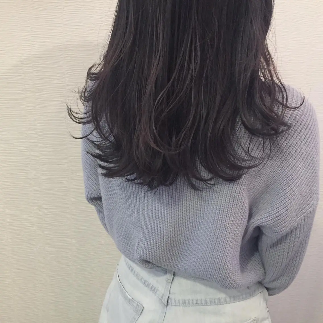 セミロング カラー ブリーチ グレージュ ハイライトカラー ブリーチなしカラー オレンジ 池田 真由美のヘアスタイル