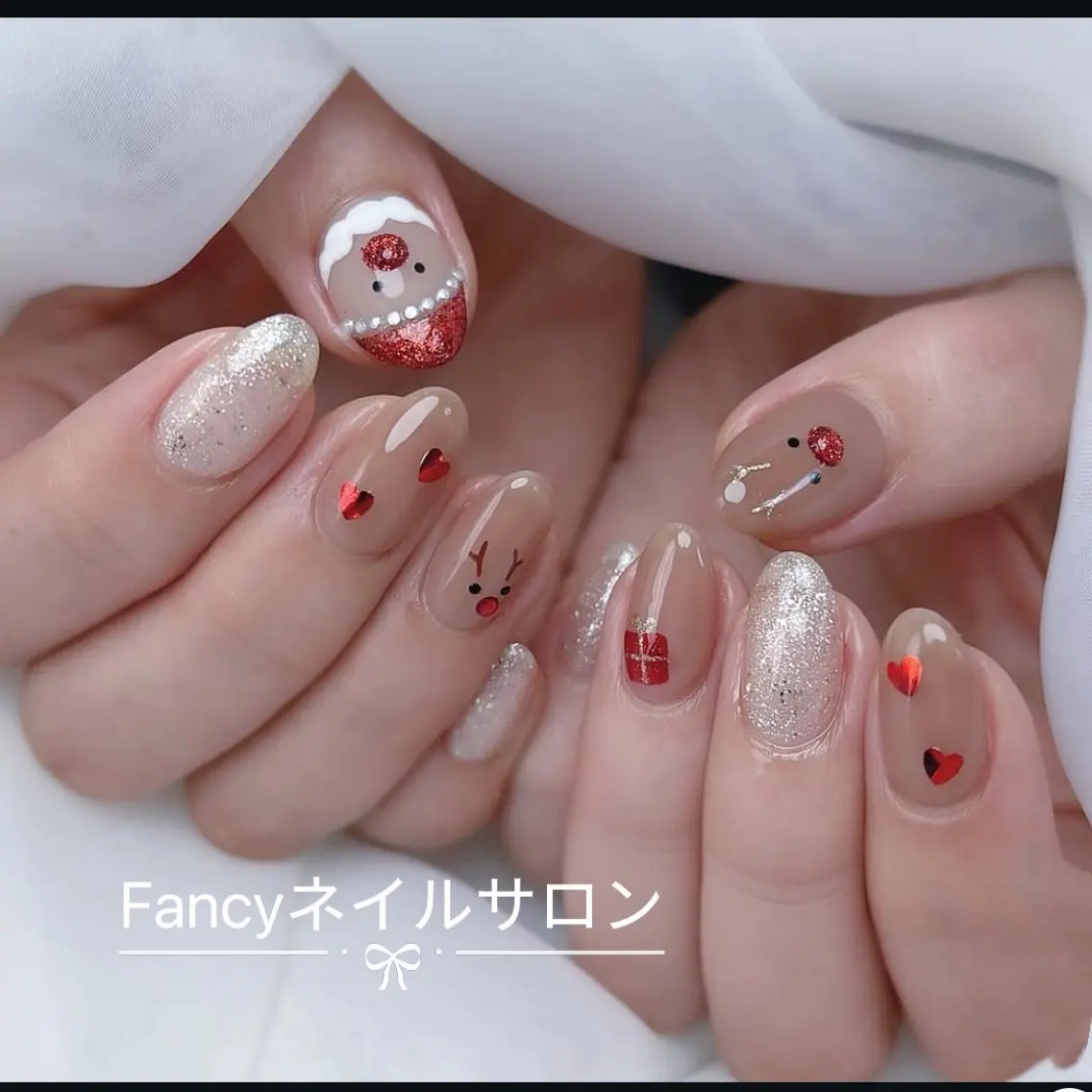 ネイル チークネイル フットネイル グラデーション 韓国ネイル ニュアンスネイル Fancyネイル サロン練馬店のネイルデザイン