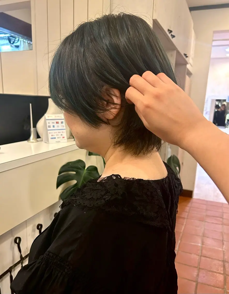 ショート カラー ヘアカラー Hanon 美桜のヘアスタイル