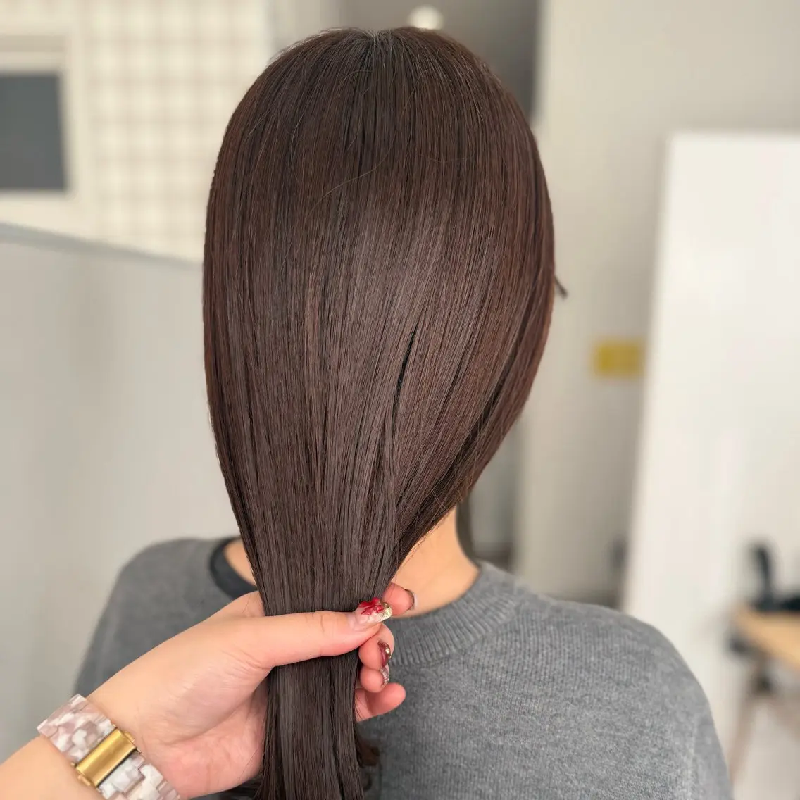 ロング カラー ブラウンカラー 暖色カラー・メンズ 🫧Harukaのヘアスタイル