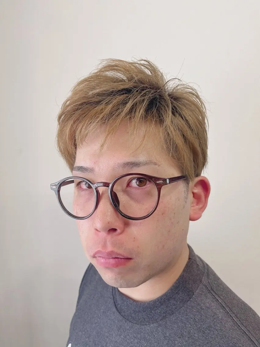 ショート ヘアアレンジ メンズ カット 千佳 CHIKAのヘアスタイル