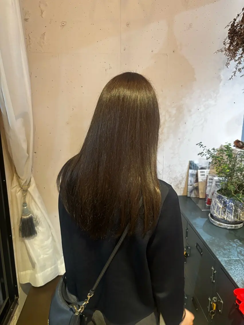 ロング カラー 透明感カラー カット ヘアカラー 🍒サクラ🍒 /透明感カラー/艶髪のヘアスタイル