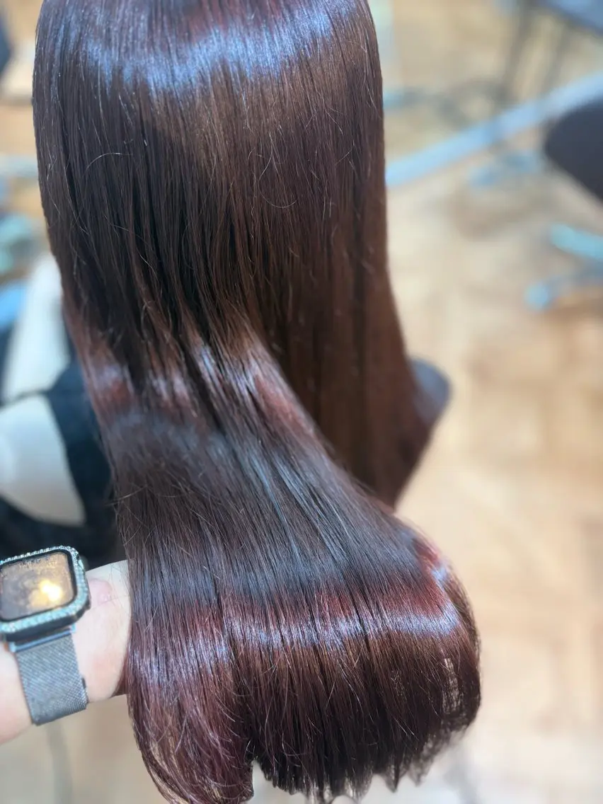 ロング カット ヘアカラー 🍒Ayana🍒 艶カラー🍒のヘアスタイル