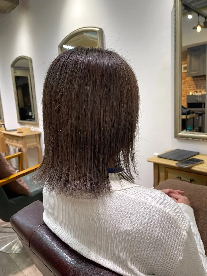 ミディアム カラー ヘアカラー Felice Erikaのヘアスタイル