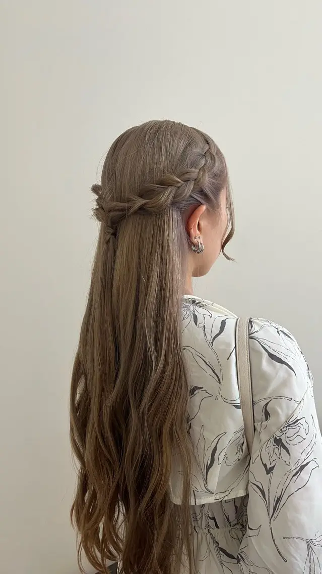 ロング カラー ヘアカラー センターパート/カラ ーメッシュ📍ﾕﾘのヘアスタイル