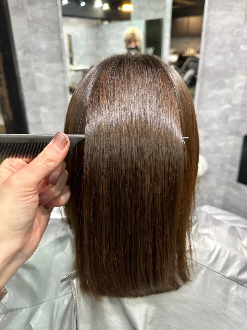 ミディアム カット トリートメント 師藤 達也のヘアスタイル