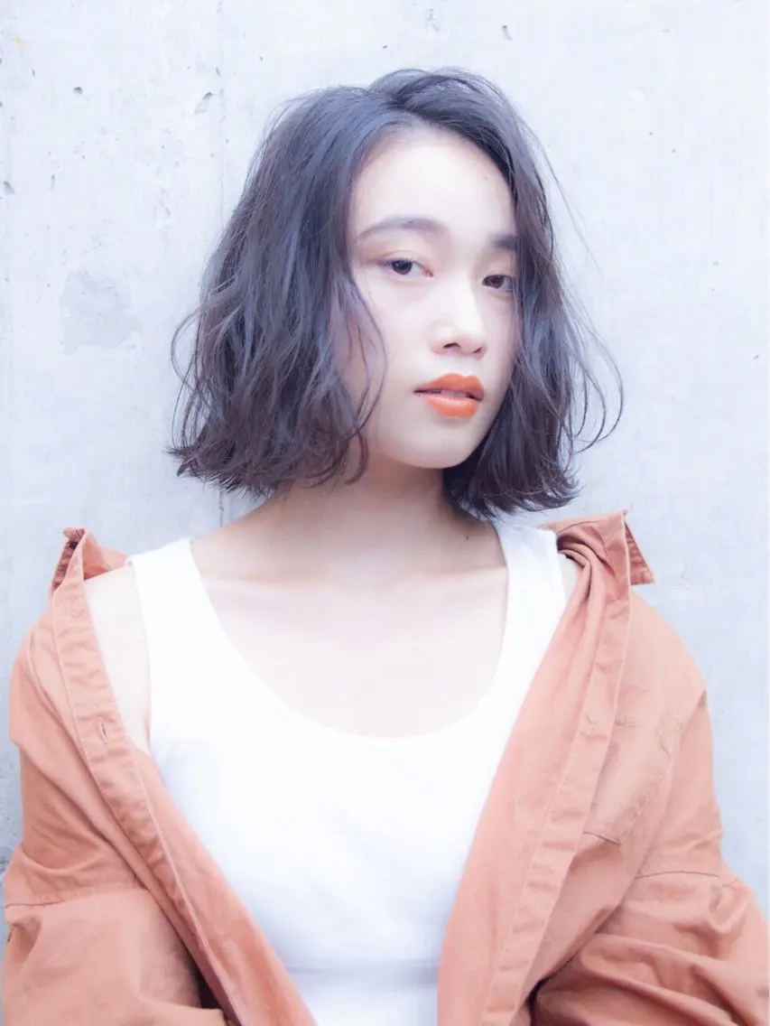 ミディアム カラー ヘアカラー トリートメント 高濃度水素/髪質改善 /柳原大輝のヘアスタイル