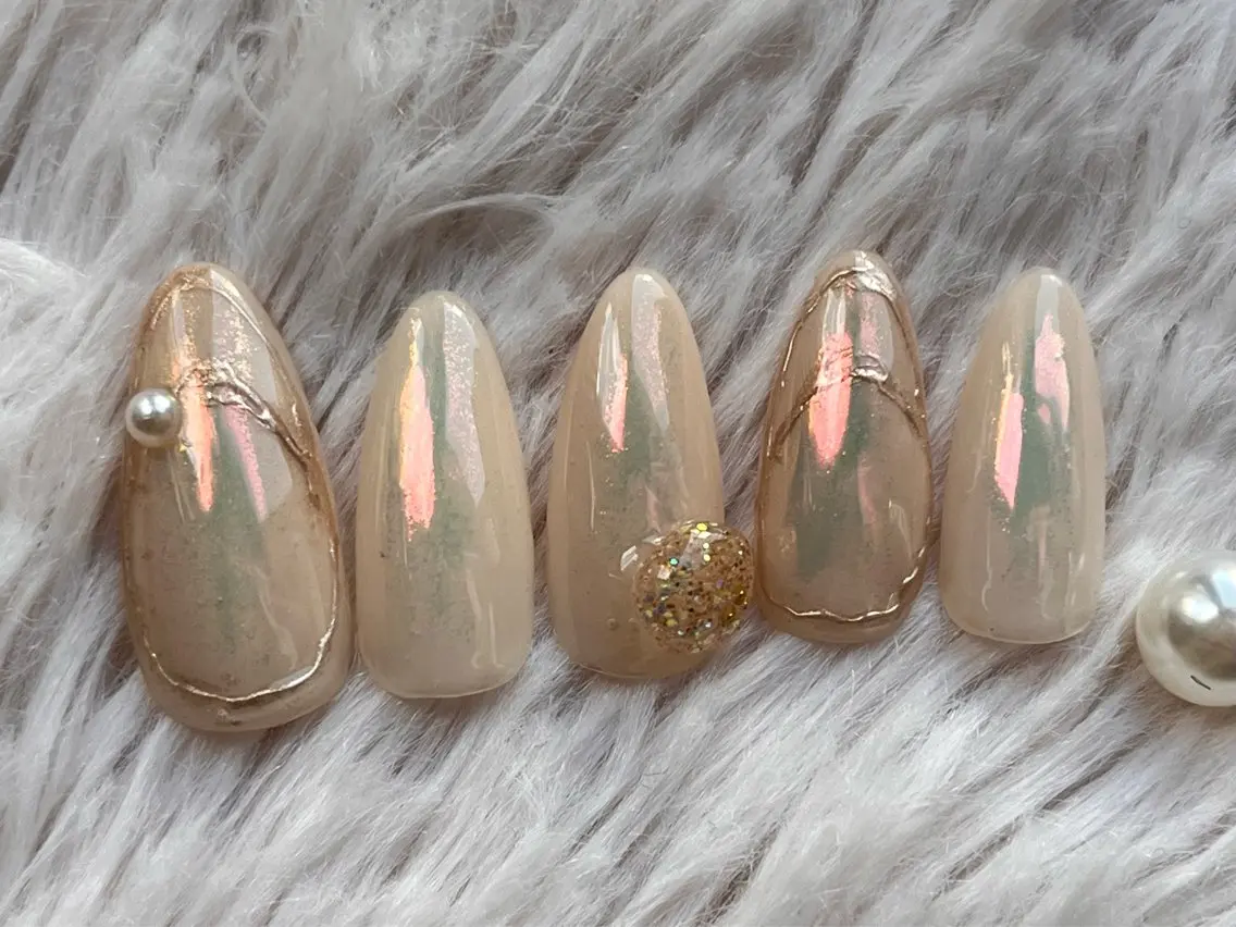ネイル ニュアンスネイル 冬ネイル RIONnail Yurikaのネイルデザイン