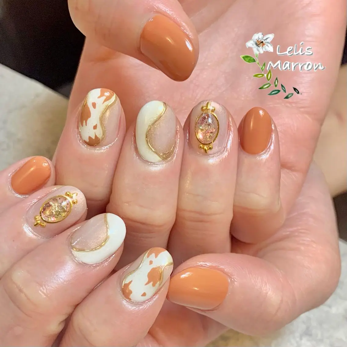 ネイル ハンドネイル 岸 侑李のネイルデザイン