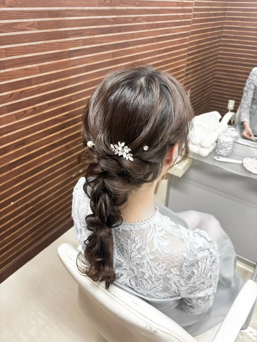 セミロング 🎀 KUBO AYAKA 🎀✨のヘアスタイル