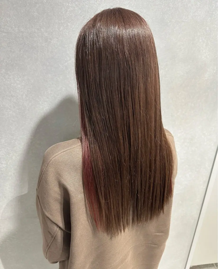 ロング カラー ヘアカラー 唐澤 千尋のヘアスタイル
