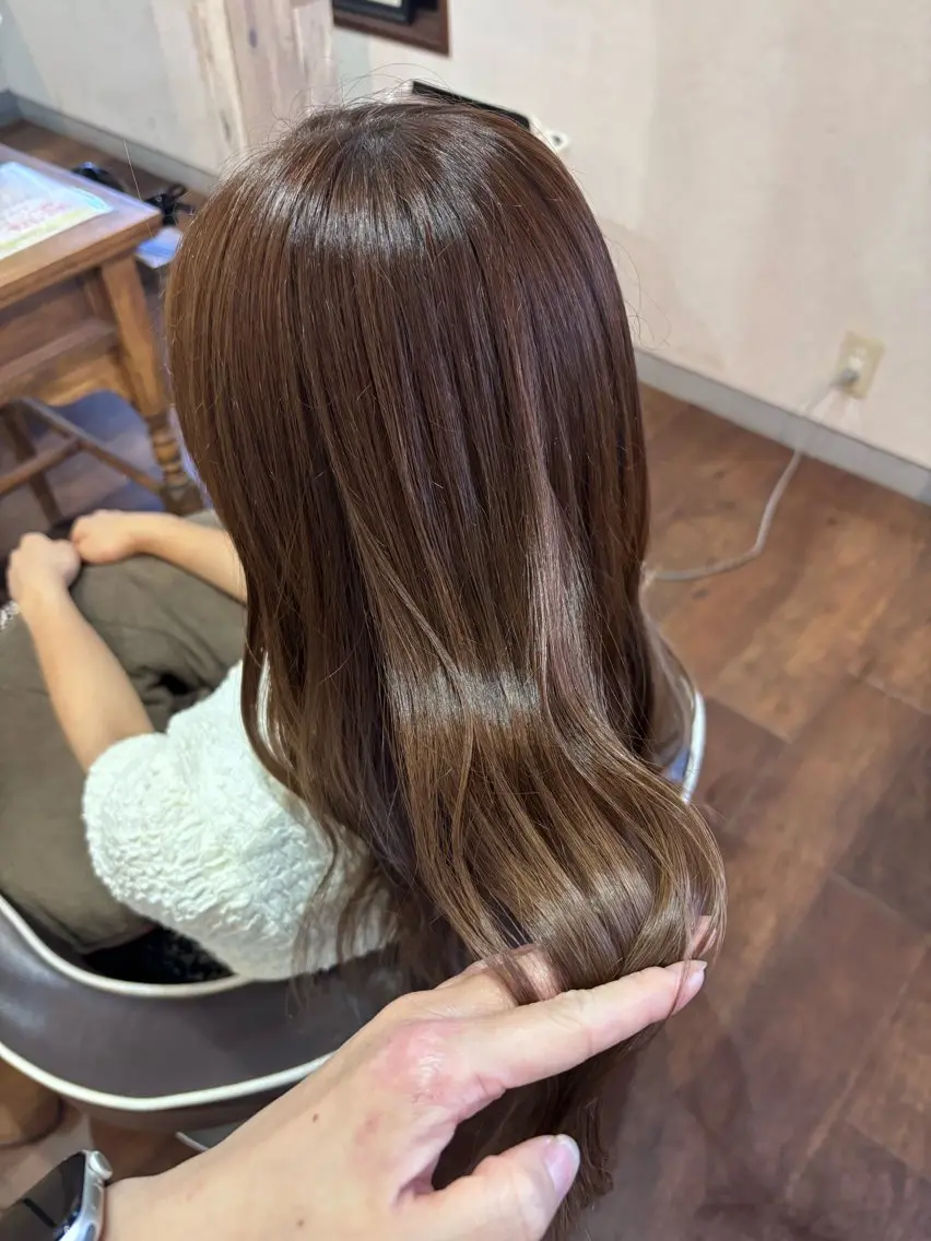 ロング ヘアカラー radiant nakamuraのヘアスタイル