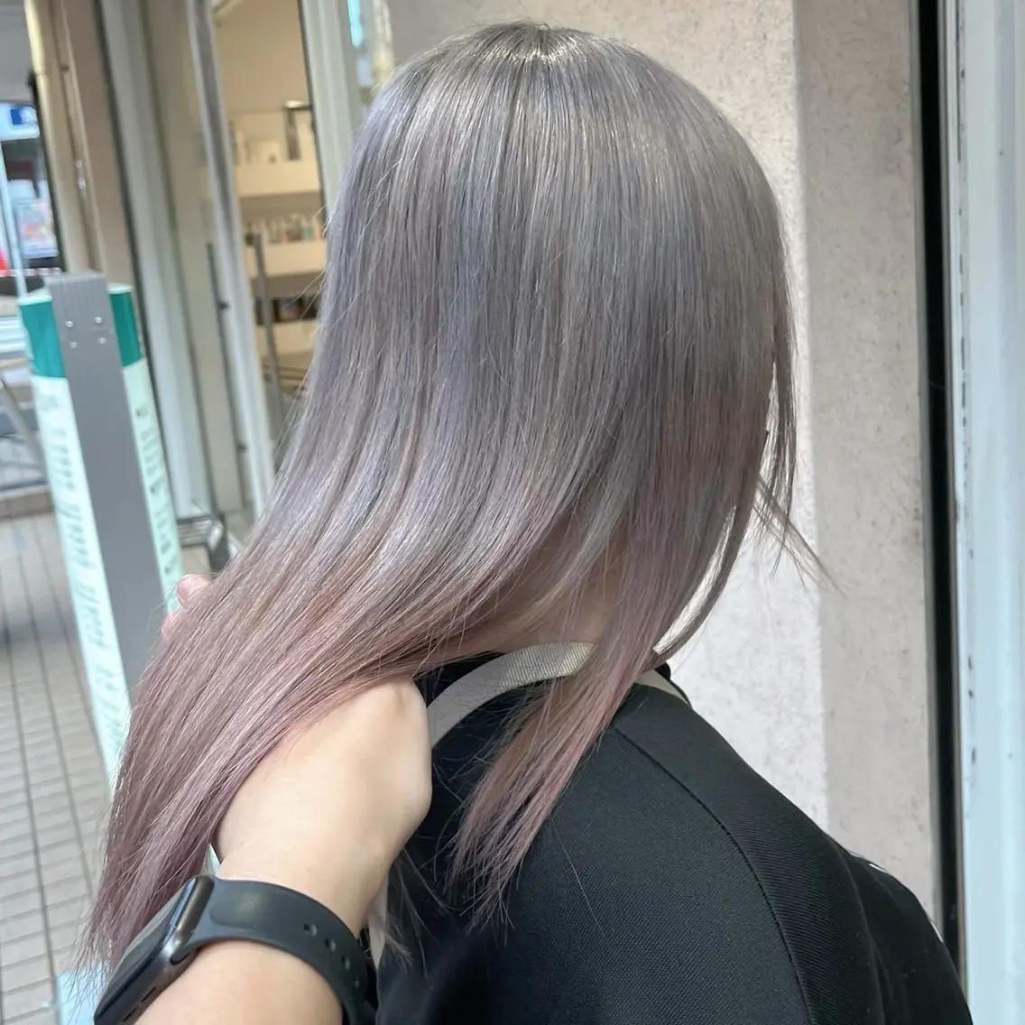 ロング カラー カット ヘアカラー Ash 武蔵新城店のヘアスタイル