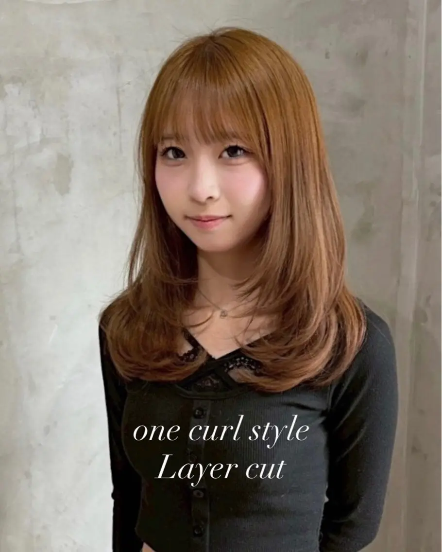ロング レイヤーカット カット ヘアカラー レイヤー特化🪽 yuka【高円寺】のヘアスタイル