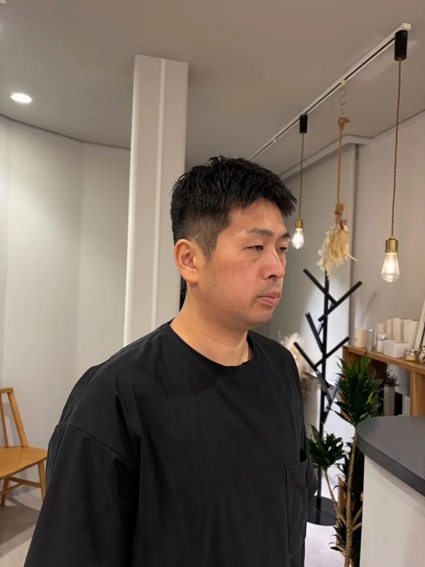 ショート メンズ yu riのヘアスタイル